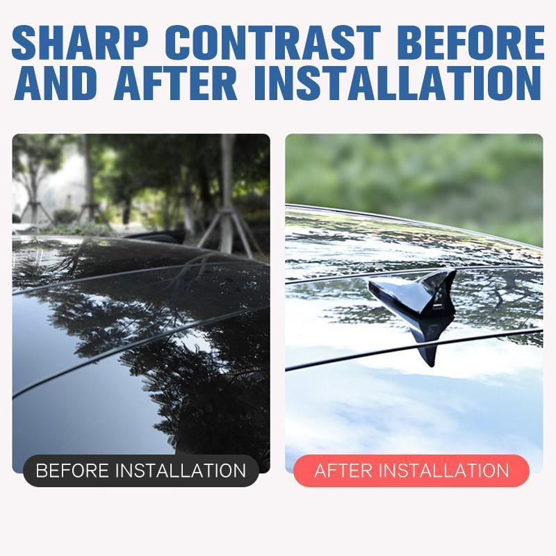 🚗 50% RABATT! 🦈 Solar-Dachantenne – Haifischflossenform & LED-Licht ✨