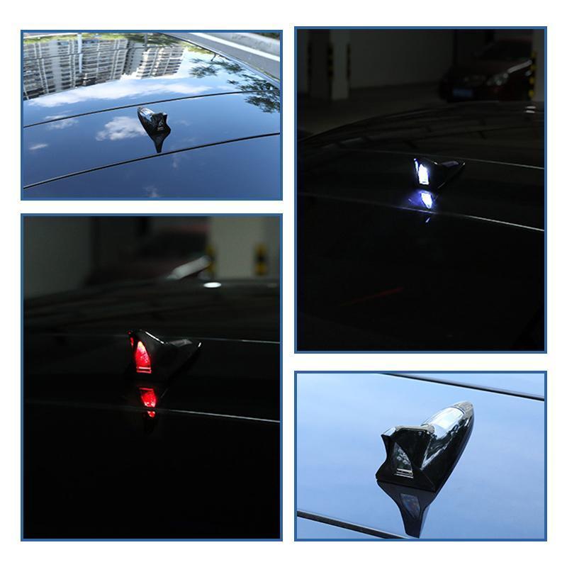 🚗 50% RABATT! 🦈 Solar-Dachantenne – Haifischflossenform & LED-Licht ✨
