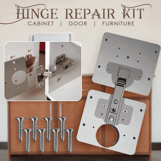 Rustproof Hinge Repair Kit ™ | Best repair set for door and cabinet hinges