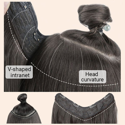 Estensione dei capelli clip-in a forma di U per le donne