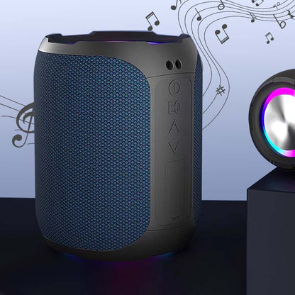 Haut-parleur Bluetooth portable avec une sortie de pic de 40 W et un éclairage RVB