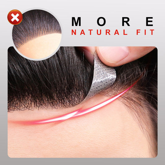 Men forehead pony wig patch （50% from）