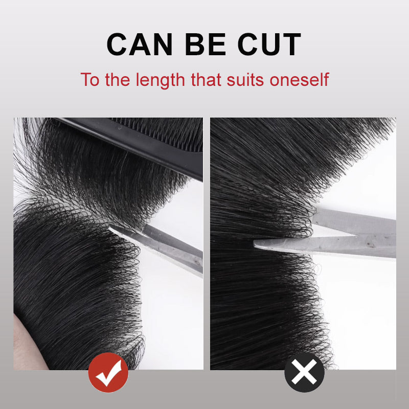 Men forehead pony wig patch （50% from）