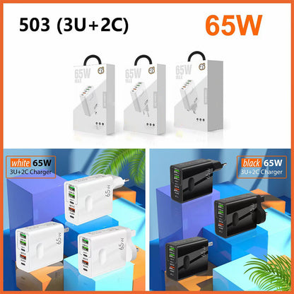 [Hot Sale] 65W snelle oplader met verschillende verbindingen