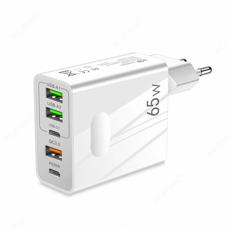 [Hot Sale] 65W snelle oplader met verschillende verbindingen