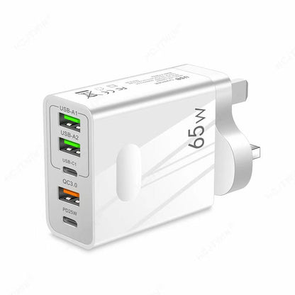 [Hot Sale] 65W snelle oplader met verschillende verbindingen