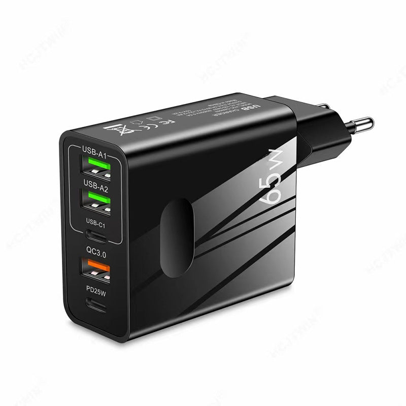 [Hot Sale] 65W snelle oplader met verschillende verbindingen