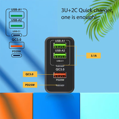 [Hot Sale] 65W snelle oplader met verschillende verbindingen