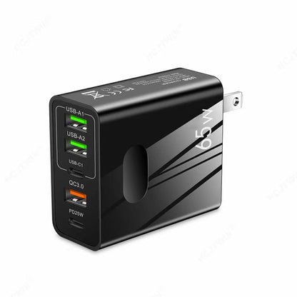[Hot Sale] 65W snelle oplader met verschillende verbindingen