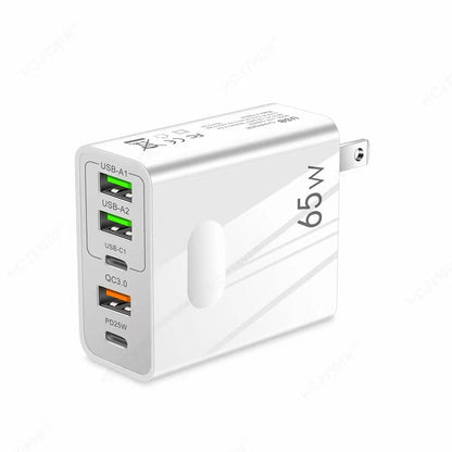 [Hot Sale] 65W snelle oplader met verschillende verbindingen