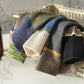 Men comfortable, breathable socks with color block design