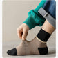Men comfortable, breathable socks with color block design