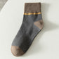 Men comfortable, breathable socks with color block design