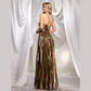 Elegante maxi avondjurk met spaghetti balk