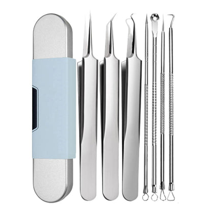 💓 Letzter Tag Rabatt 💥 Medizinische Mitesser-Pinzettenset（7-teiliges Set）