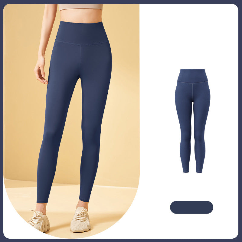 Leggings a forma di figura altamente tagliata con controllo della pancia