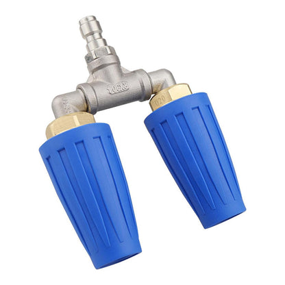 🔥Solange der Vorrat reicht 40 % Rabatt!💥Doppelte Turbodüse aus Edelstahl für Hochdruckreiniger