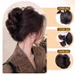 Wig's hair clip in messed up hairstyle