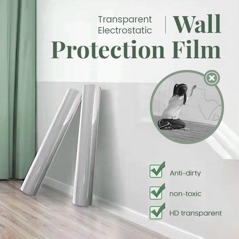💝zeitlich begrenzter Rabatt💗Transparente elektrostatische Wandschutzfolie