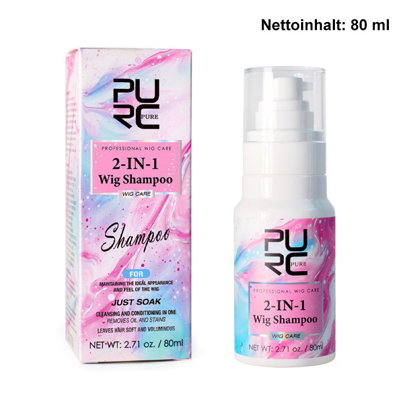2 in 1 shampoo per la cura delle wig