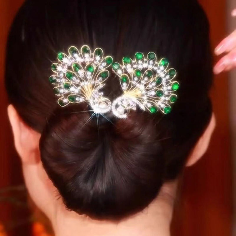 💞Acquista 1 e ricevi 1 gratis🦚Accessorio per capelli alla moda a forma di pavone retrò