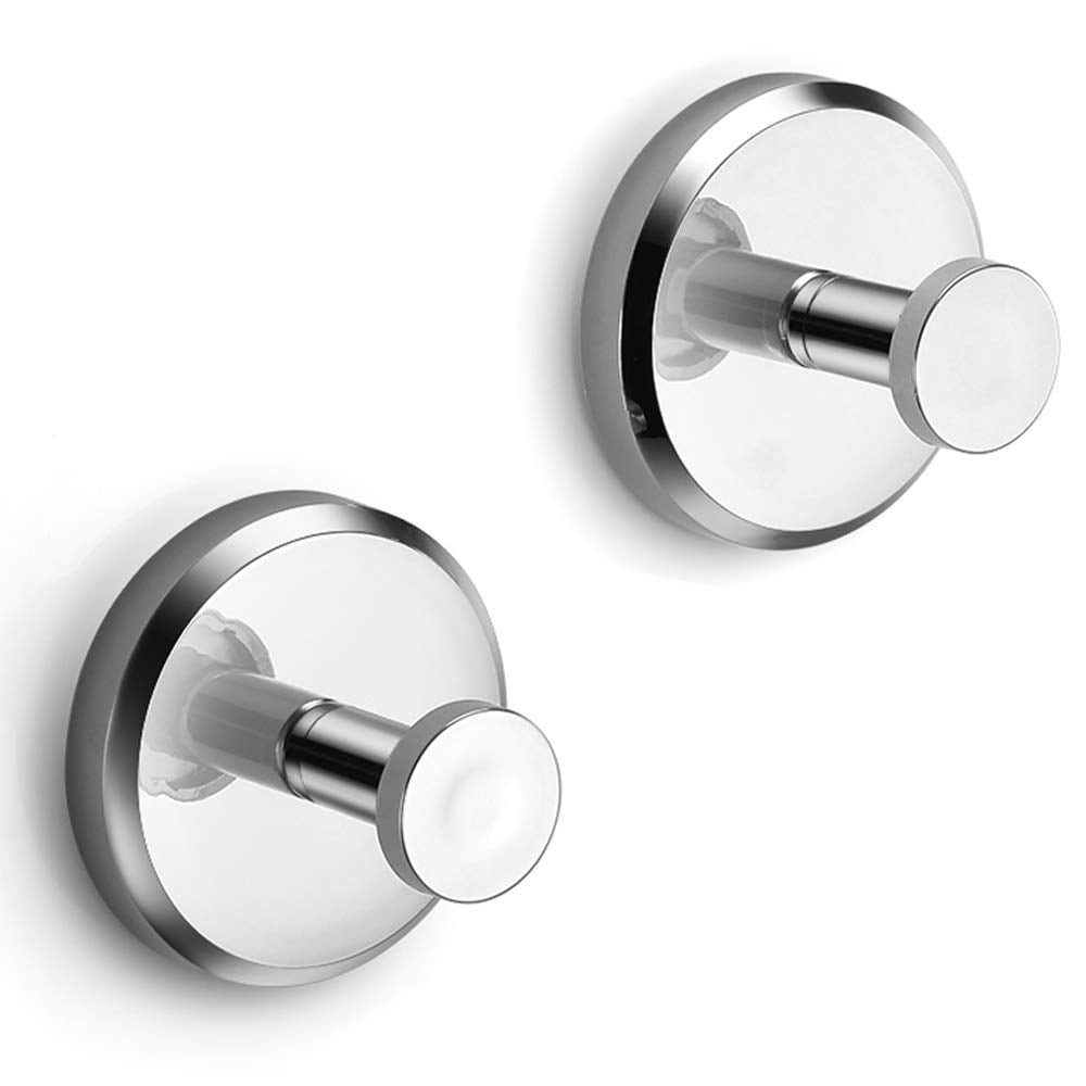 🔥Solange der Vorrat reicht 40 % Rabatt!🎉Edelstahl Wandhaken (304) – Selbstklebend, ohne Bohren | Für Bad, Küche & Tür