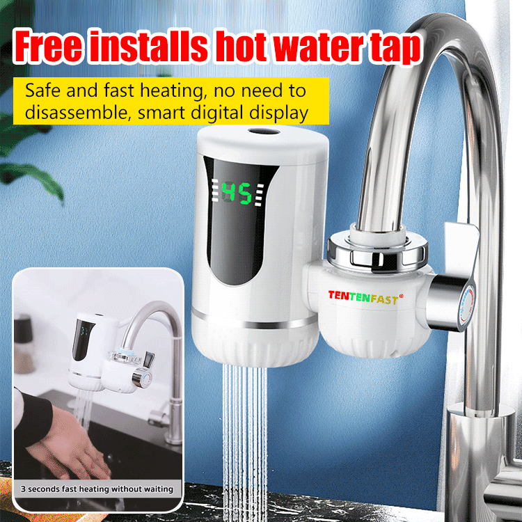 🔥Offerta di Capodanno 49% di sconto🔥 Rubinetto per acqua calda senza installazione【Spedizione gratuita】