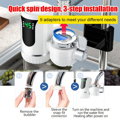 🔥Offerta di Capodanno 49% di sconto🔥 Rubinetto per acqua calda senza installazione【Spedizione gratuita】