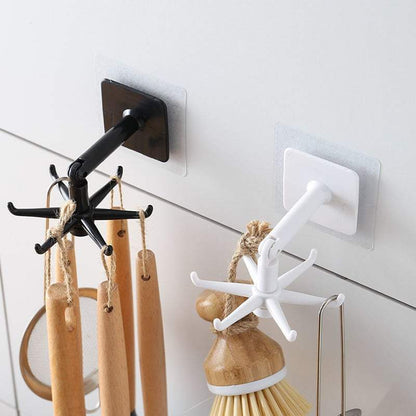 360 degrees rotating wall hooks
