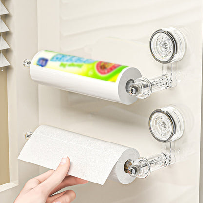 Porta della carta da toilette multifunzionale con aspirazione sotto vuoto