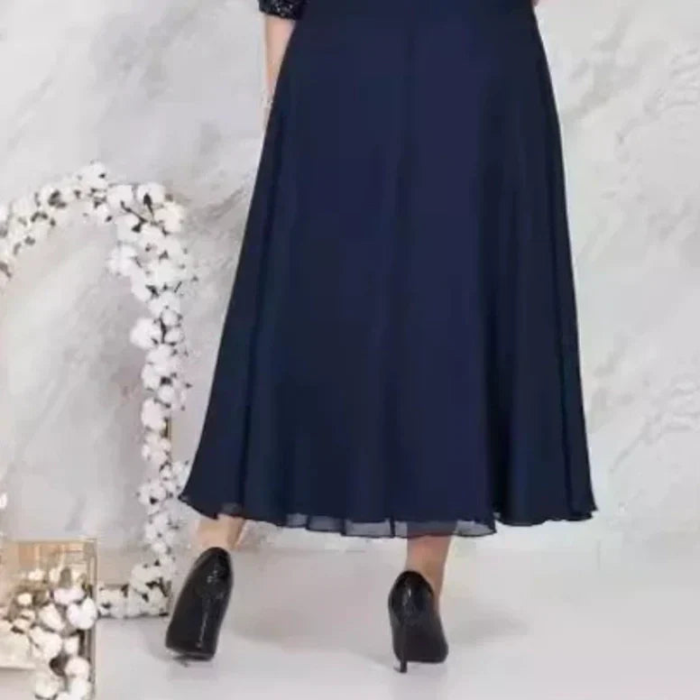 👗Vårnyheter Tidsbegränsad 50% rabatt✨Elegant spetsklänning i plusstorlek