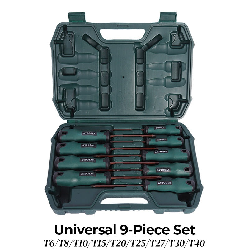 Set di cacciavite magnetico da 9 parti con valigia