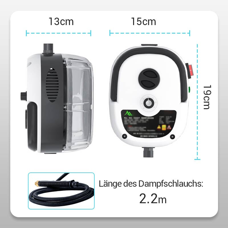 🔥💨 2500W Hochdruck-Dampfreiniger – kraftvolle Hochtemperatur-Reinigung 🔥💨 Ohne Chemie, für Küche, Bad & Co. – blitzsauber mit 50% Rabatt im HEIßEN SALE!