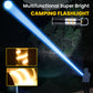 Multifunktionale, superhelle, wiederaufladbare USB-Camping-Taschenlampe