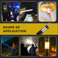 Multifunktionale, superhelle, wiederaufladbare USB-Camping-Taschenlampe