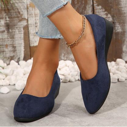 🎀Nieuwkomer 2025🎀Elegante, lichte, antislip wigschoenen met lage hak