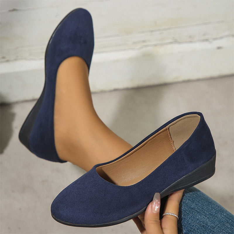 🎀Nieuwkomer 2025🎀Elegante, lichte, antislip wigschoenen met lage hak