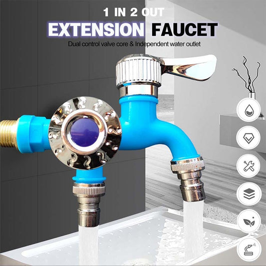 Outdoor antifreeze two-handle faucet (50% OFF)🔥）