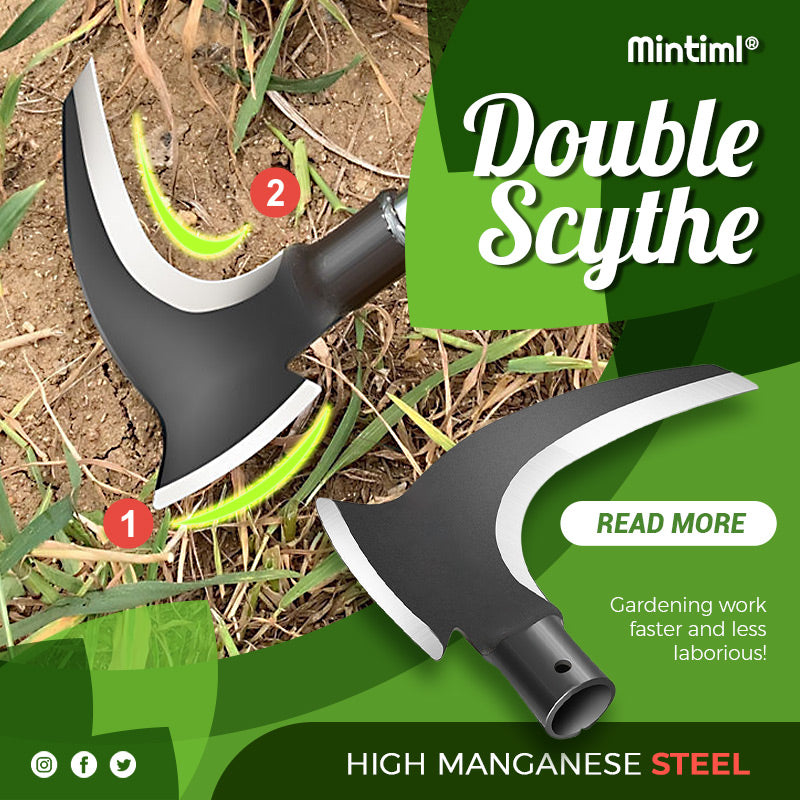 Mintiml® High Manganese in acciaio doppio scythe