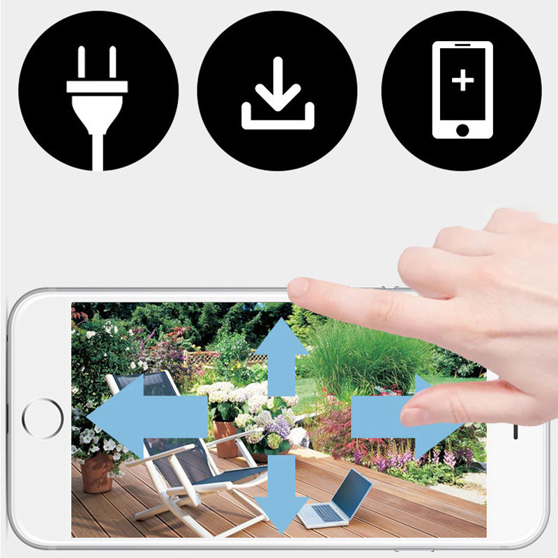Dual Lens Night Vision HD Security Camera