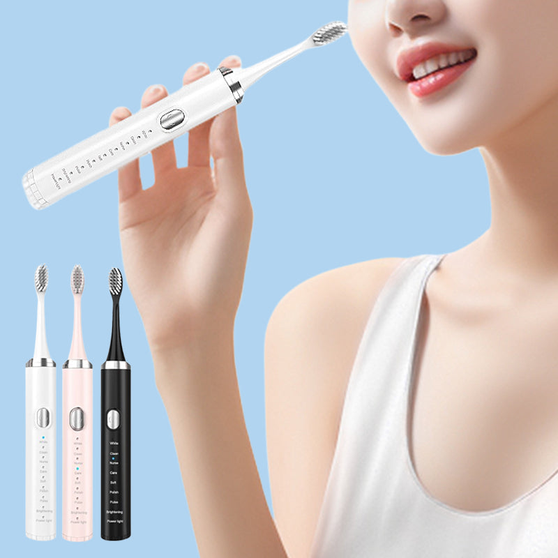 💕VENTA CALIENTE 2025🦷Cepillo de dientes eléctrico sónico con 8 modos para adultos🦷  4 cabezales de cepillo