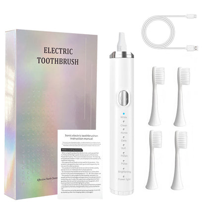 💕VENTA CALIENTE 2025🦷Cepillo de dientes eléctrico sónico con 8 modos para adultos🦷  4 cabezales de cepillo