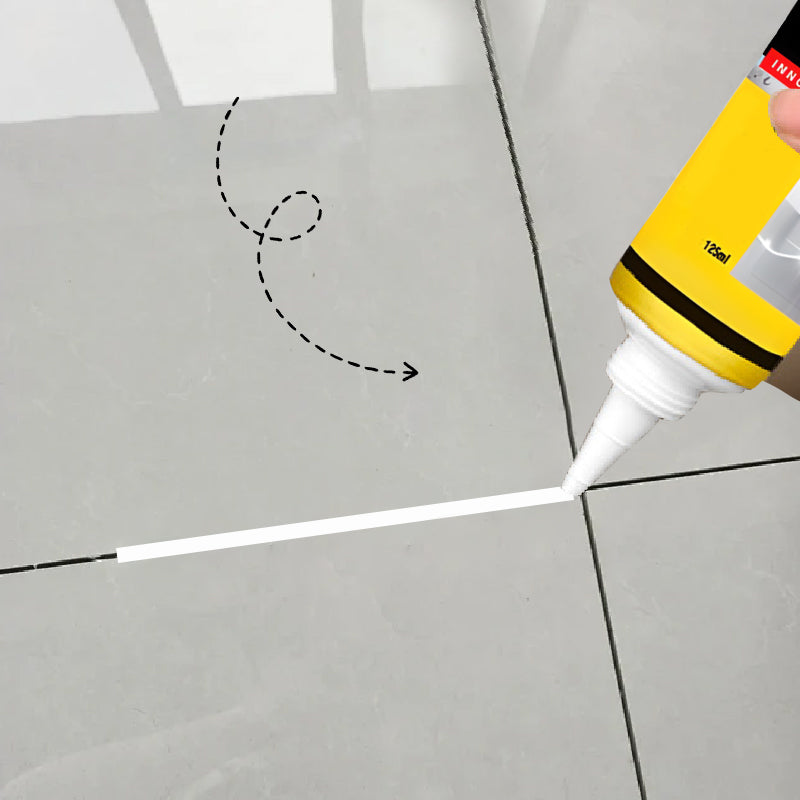 🏠⏳Begrenzte Zeit 50% Rabatt💥Multifunktionale wasserdichte weiße Dichtungsmasse mit Schaber