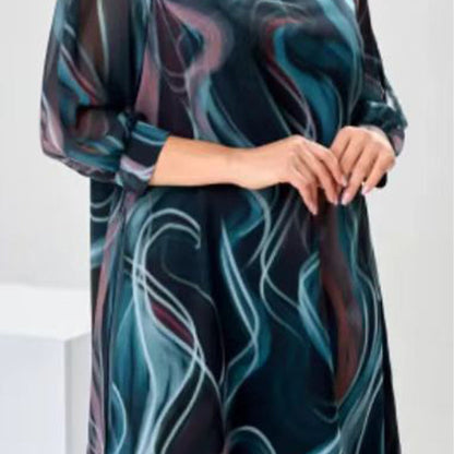 Fashion des femmes respirant, robe lâche