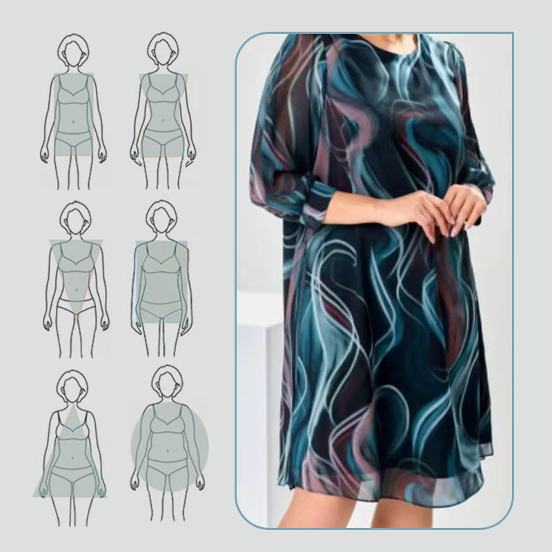 Fashion des femmes respirant, robe lâche