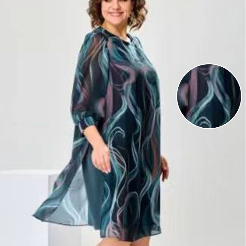 Fashion des femmes respirant, robe lâche