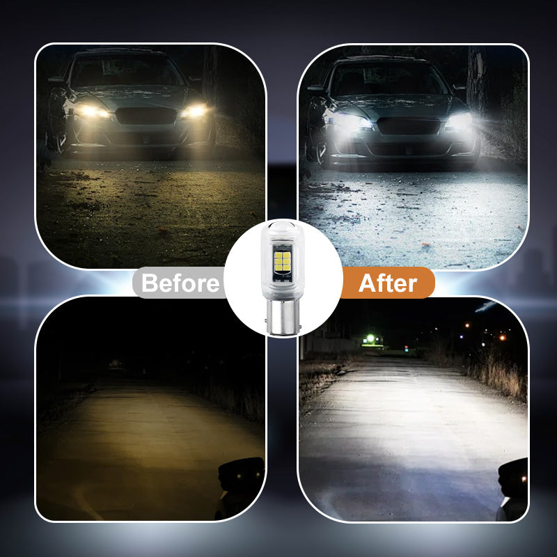 Lampadina autoindicatrice con ritorno dell'auto e luci di parcheggio