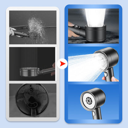 🔥Solange der Vorrat reicht 40 % Rabatt!🎉 4-Stufen-Duschkopf mit Hochdruck & Filter – Perfekte Duscherlebnis!