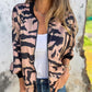 ⏳Begrenzte Zeit 50% Rabatt💥Bomberjacke mit Reißverschluss und Zebra-Print für Damen im Herbst