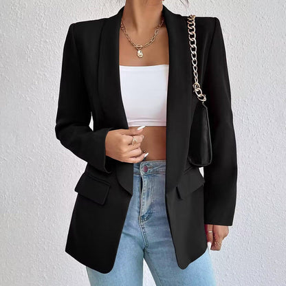 Einfarbige Anzugjacke für Damen